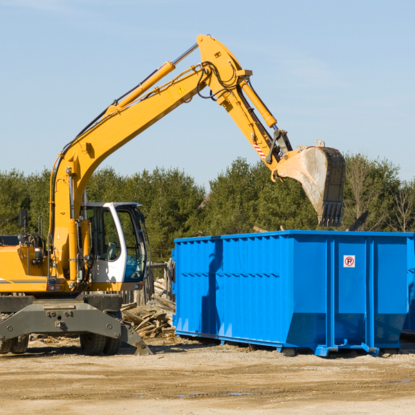 what are the rental fees for a residential dumpster in Causey